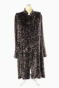 Velvet Jacket - Leopard print One Size Only