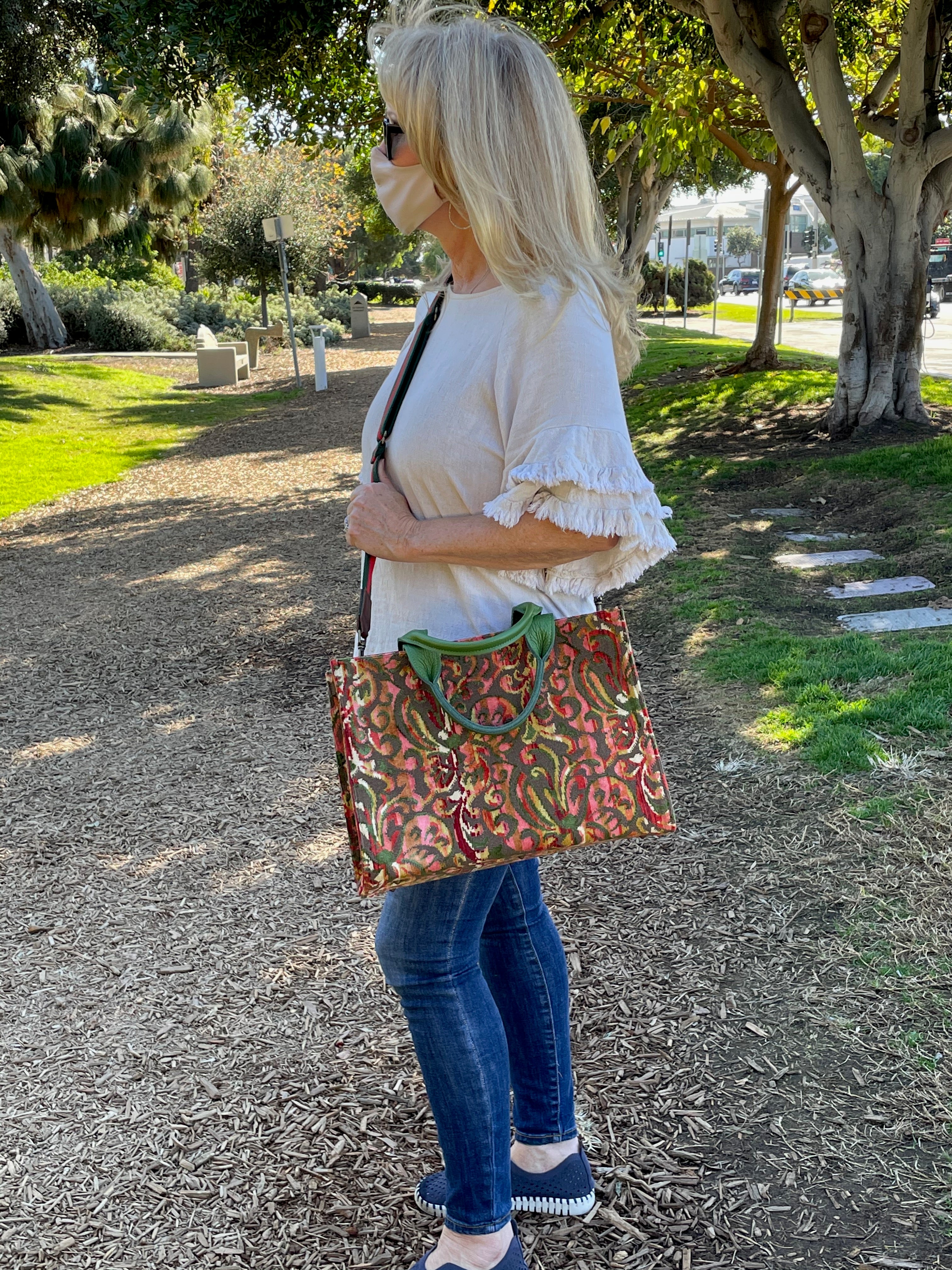 Rose Top Handle Bag                        Chateau Marmont