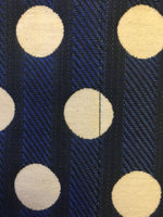 Lucy                                                                                                           Navy Polka Dots