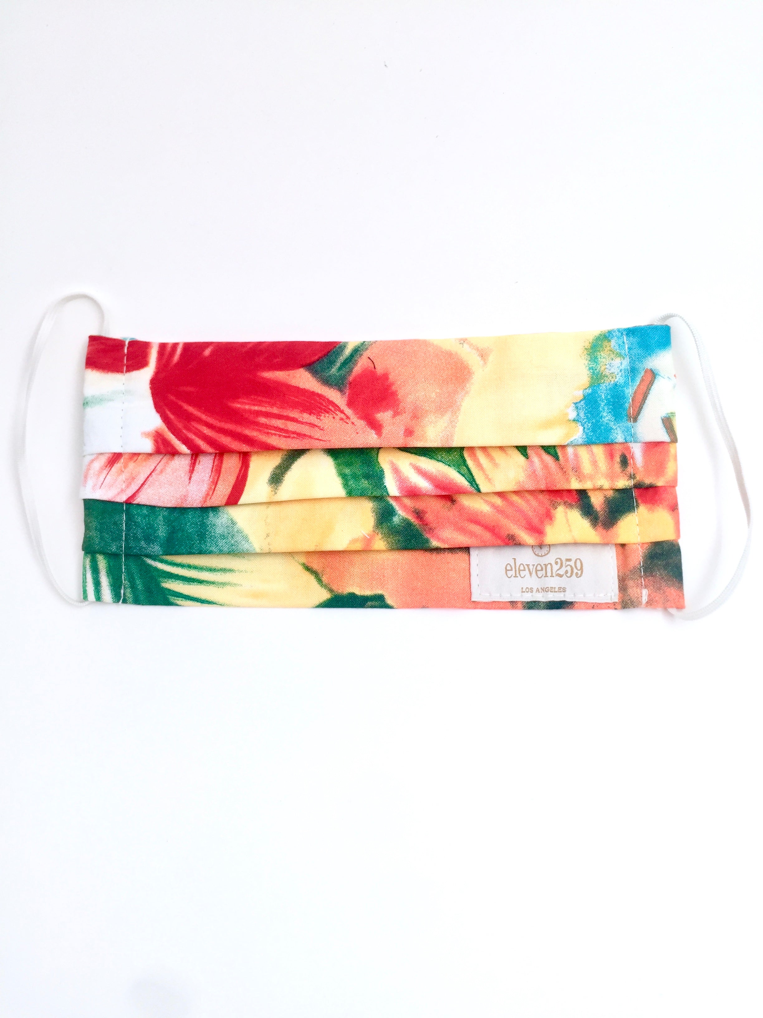 Red Hawaii Cotton Mask