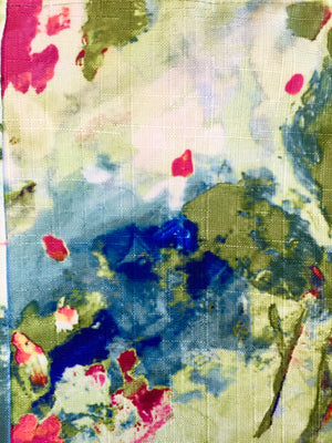 Julia Tote                        Silk, Linen and Cotton Floral Print